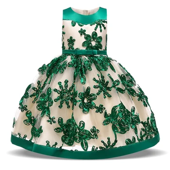 

2020 Flower Girls Dresses For Party And Wedding Clothes Dress Children‘s’ Clothing Gown Princess Tutu Dress Evening Sleeveless