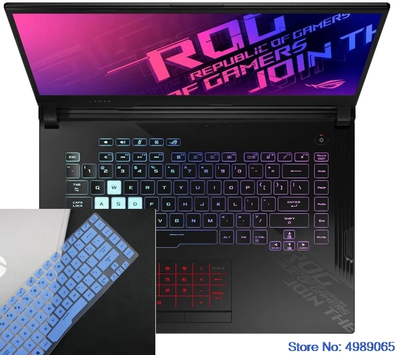 For ASUS ROG STRIX G15 G512 G512LU G512LI G512LV G512LW G512 LU LI LV LW laptop Keyboard Cover skin Protector