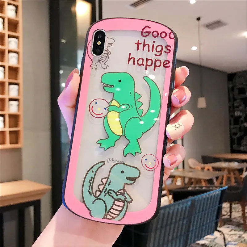 Новое поступление специальный мультяшный чехол для iPhone X XS MAX XR 8 8 Plus 7 7 Plus 6 6S 6S Plus защитный ковер для бампера Ins Fashion - Цвет: 05