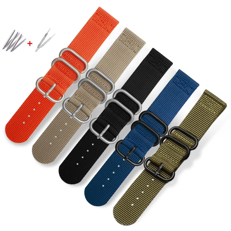 Cinturino Per Samsung Galaxy Watch 46Mm 42Mm/Gear S2 S3 Frontier Band Amazfit Bip Strip Bracciale In Nylon 20/22Mm Cinturino Sportivo