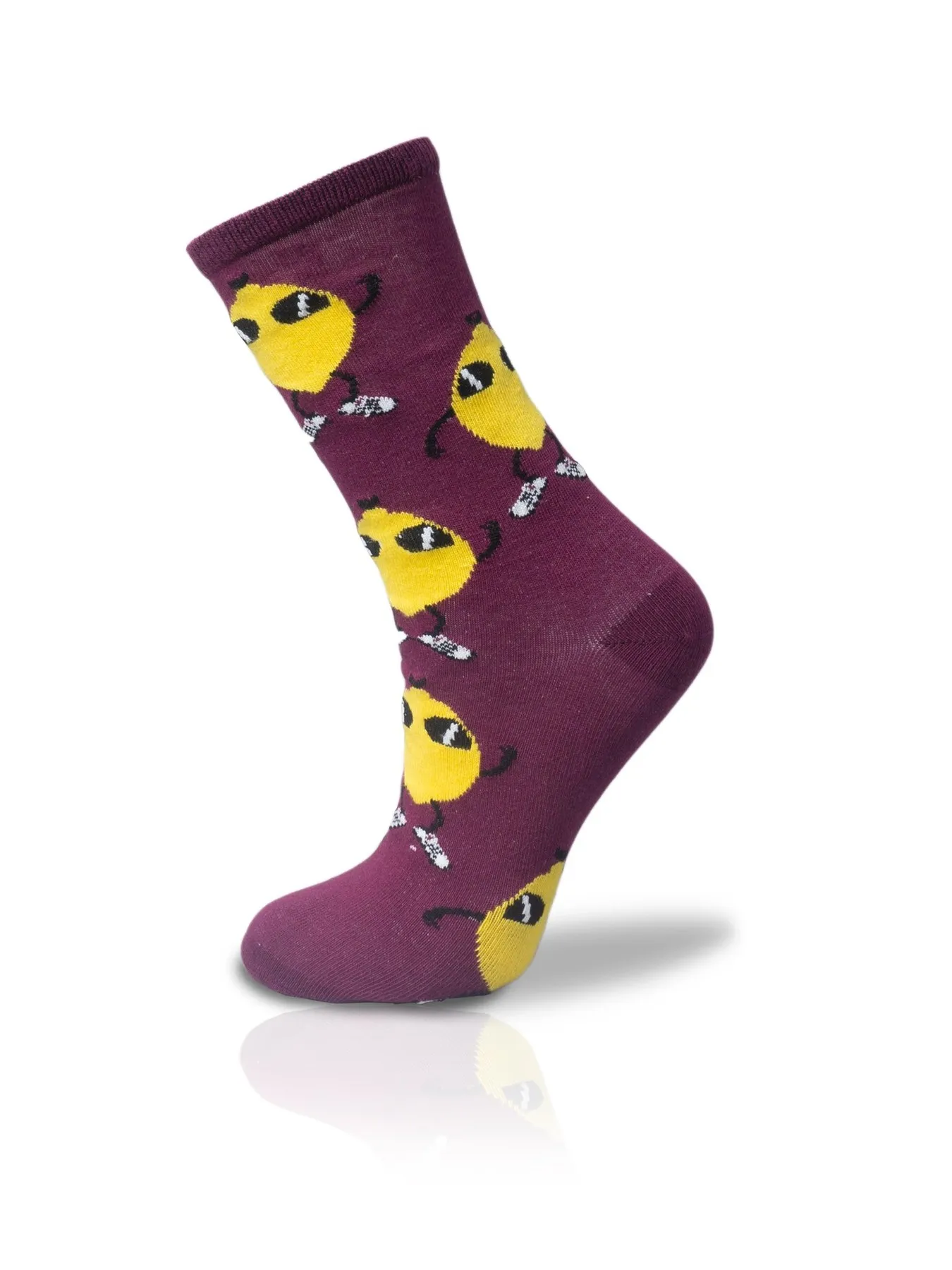 

Glasses Limon Purple Socket Socks Unisex 36-42