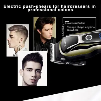 

Professional Hair Clipper Electric Hair Clipper Haircut Electric Fader EU Plug Low Noise Electric Fader Hair Trimmer Salon