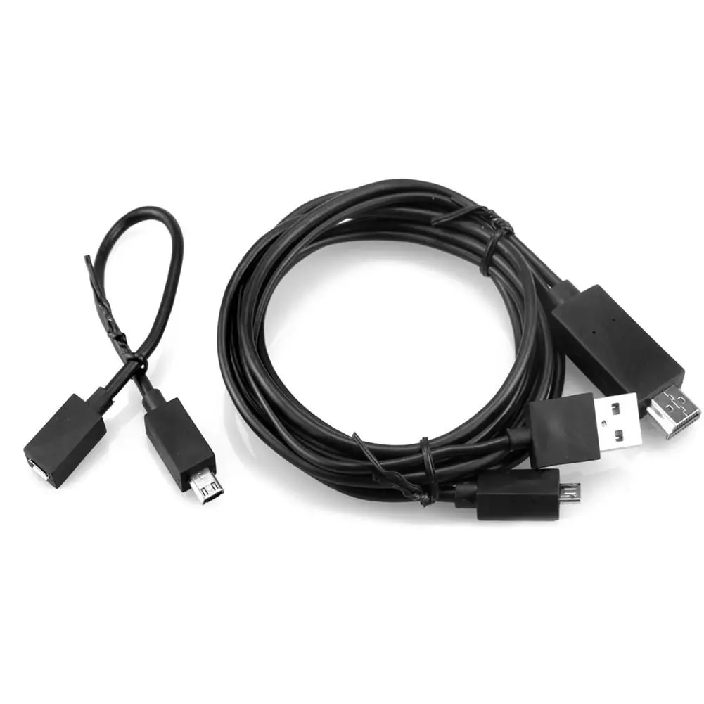 1,8 м Micro USB MHL к HDMI кабель 5 Pin& 11 Pin 1080 HD ТВ адаптер Кабели для samsung Android телефон ТВ ПК ноутбук