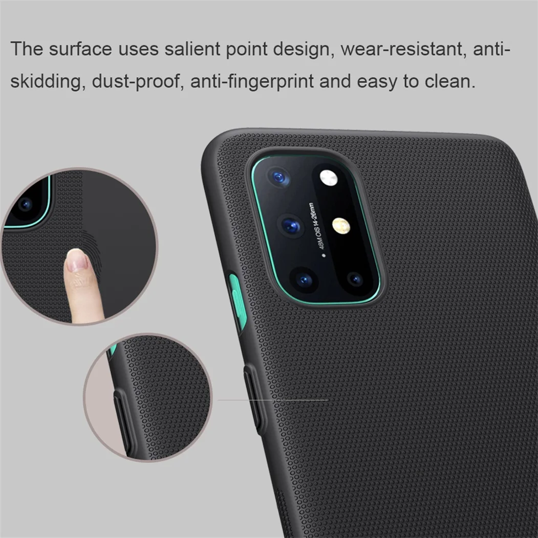 For OnePlus 8T Case One Plus 8T Covers Nillkin Frosted Shield Hard PC Phone Protector Back Cover For OnePlus Nord For 1+8T Cases 3