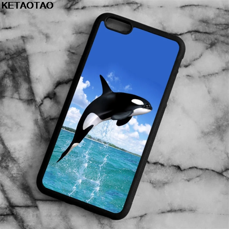KETAOTAO популярный чехол для телефона, чехол синий кит, звезды для samsung galaxy S4, S5, S6, S7, S8, S9, S10 edge Note, чехол из мягкого ТПУ, резины, силикона - Цвет: Прозрачный