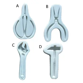 

DIY Scissors Hammers Pliers Silicone Resin Mold Jewelry Making Baking Craft Tool