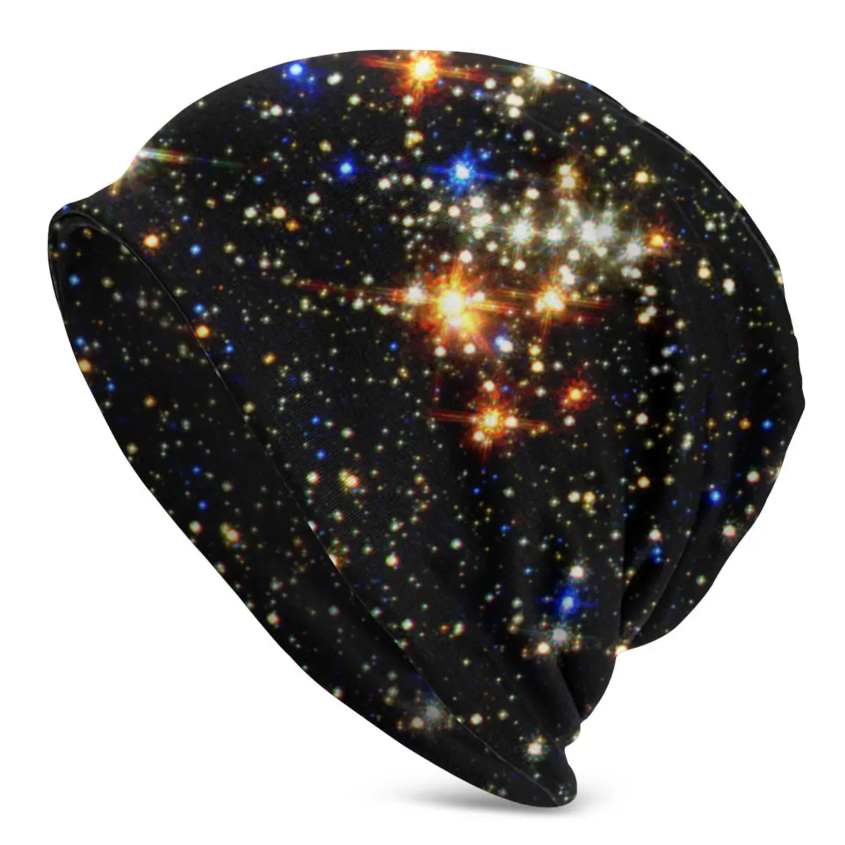Galaxy Twinkling Stars унисекс взрослая Повседневная шапка уличная ветрозащитная вязаная