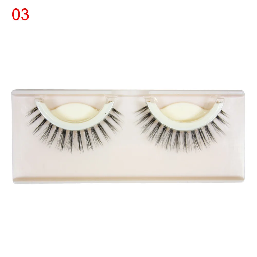 Natural Long Eyelash Cross Wispy Fluffy Lashes New Eye Makeup Tools Beauty Tools Water Margin Faux Mink Hair False Eyelashes