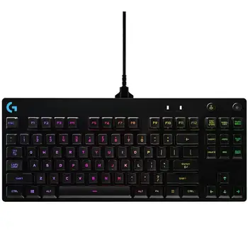 

Logitech G Pro English version mechanical gaming keyboard RGB backlit compact mechanical keyboard Gaming keyboard X blue axis