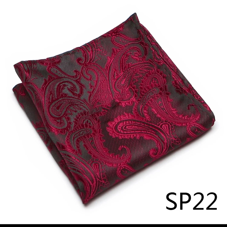 Newest style  Brand Factory Sale Top grade  Pocket Square Paisley Dropshipping Clothing accessories Memorial Day Fit Workplace