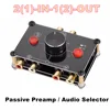 Little Bear Mini 2-Way Stereo L/R RCA Audio Selector Passive Preamp Switcher Splitter Box ► Photo 2/6