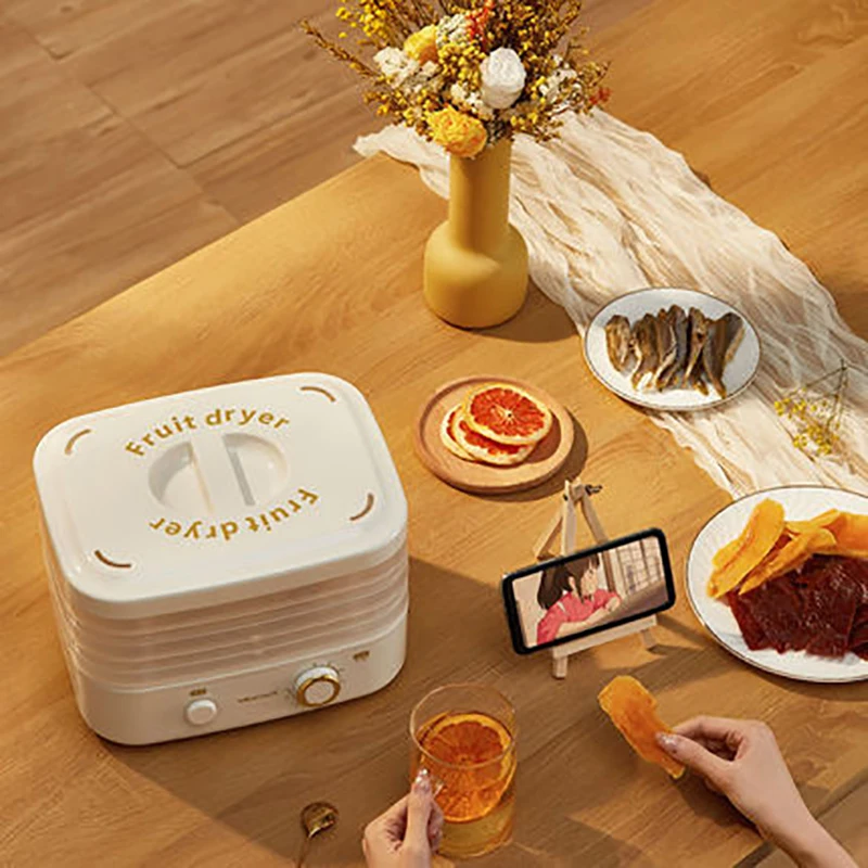 Mini Food Dehydrator, Small Air Dried Meat Tools, Home, Mini Pet Food Dryer, 5 Pallets, Fruit Snacks, Homemade Tools, 1Pc