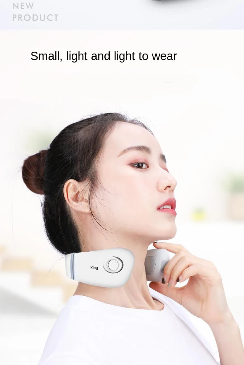 Inteligente sem Fio de Aquecimento Alívio da Dor Pulso Pescoço Massageador Dezenas Ferramenta Cuidados Saúde Relaxamento Carregamento Usb Cervical Ems 11 Instrumento Da Massagem Da garganta