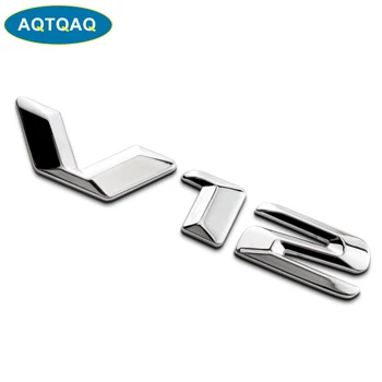 

1Pcs 3D Metal V12 Car Side Fender Rear Trunk Emblem Badge Sticker Decals for Maybach V12,Car decoration stickers