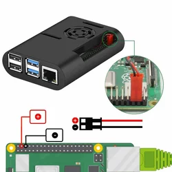 Boîtier de refroidissement passif pour Raspberry Pi 4 modèle B, coque de protection pour Raspberry Pi 4 modèle B 