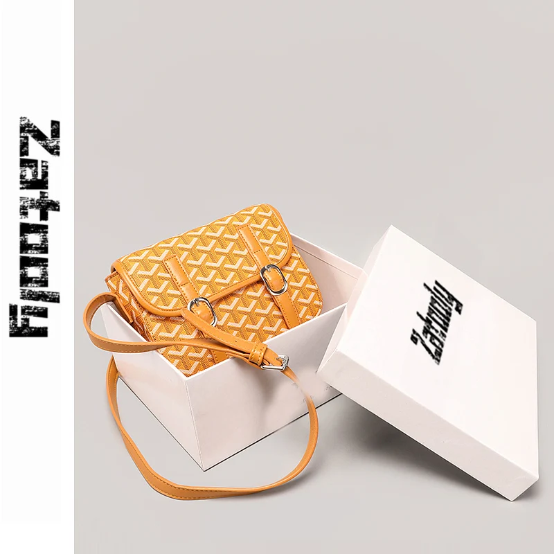 

The New Style Of 2019, Fashionable French Minority High-grade Sense Pack, Inclined Bag, Small Square Bag, Simple Atmosphere