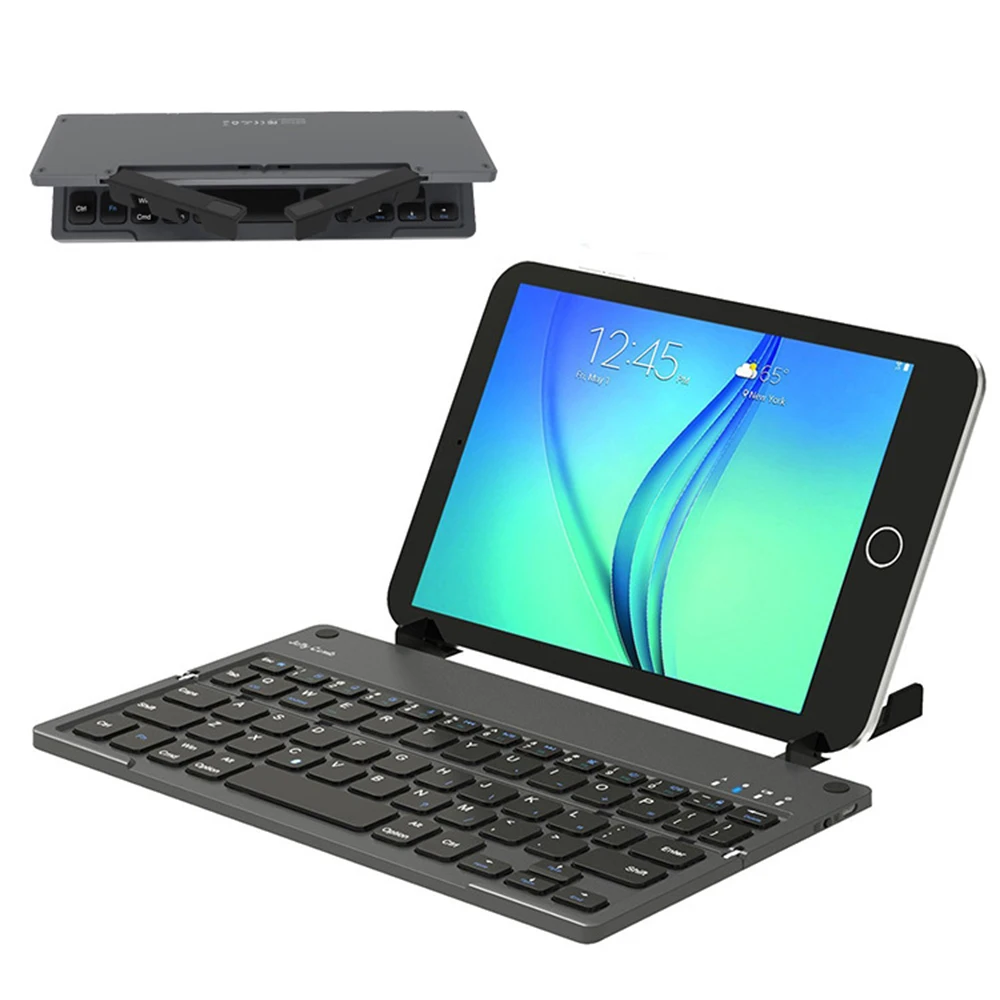 

Portable Folding Wireless Bluetooth Keyboard for iPad IOS/Android/Windows Tablet PC Cell Phone