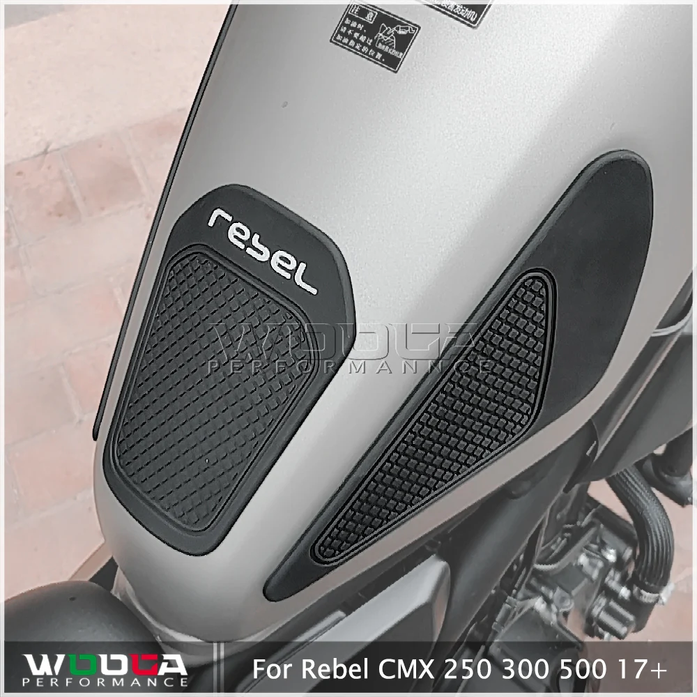 thumbnail image 2 of WOOGA Tank Pad Side Grip For Honda Rebel CMX 1100 - Non-slip Fuel Tank Traction Pads 2021-2024 2 of 9