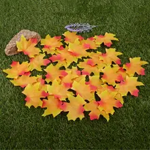 Цветы Листья вечерние декоративные листья шелковые листья 50 шт искусственные украшения 50 шт Искусственные