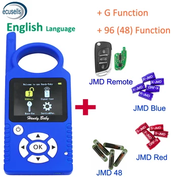 

Blue English Language V9.0.5 Handy Baby Auto Key Programmer for 4D/46/48 Chips support Multi-languages with 96（48）and G Function