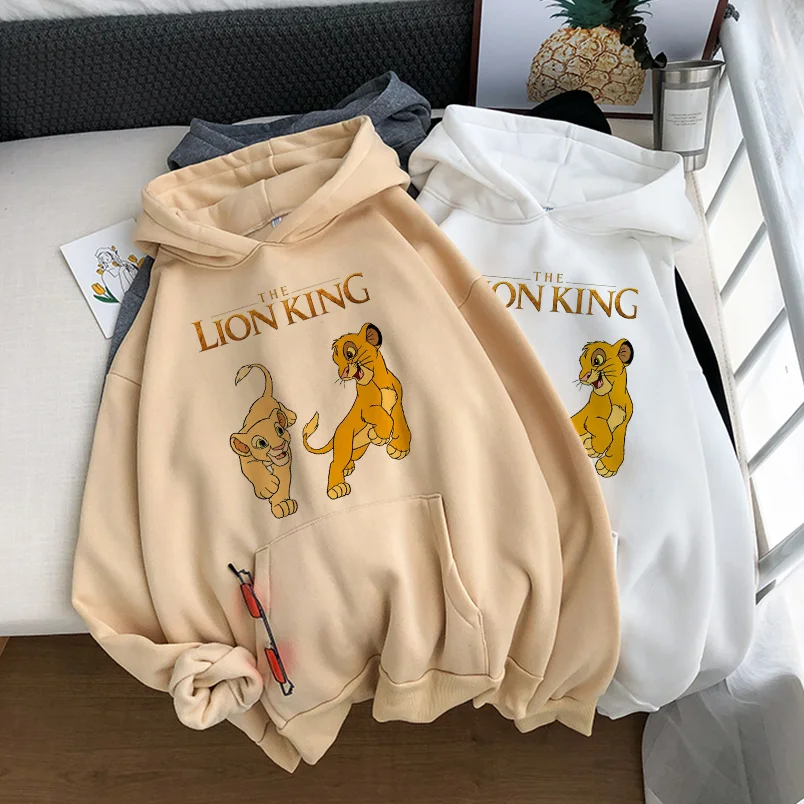 Толстовка с капюшоном и надписью The Lion King Simba | Мужская одежда