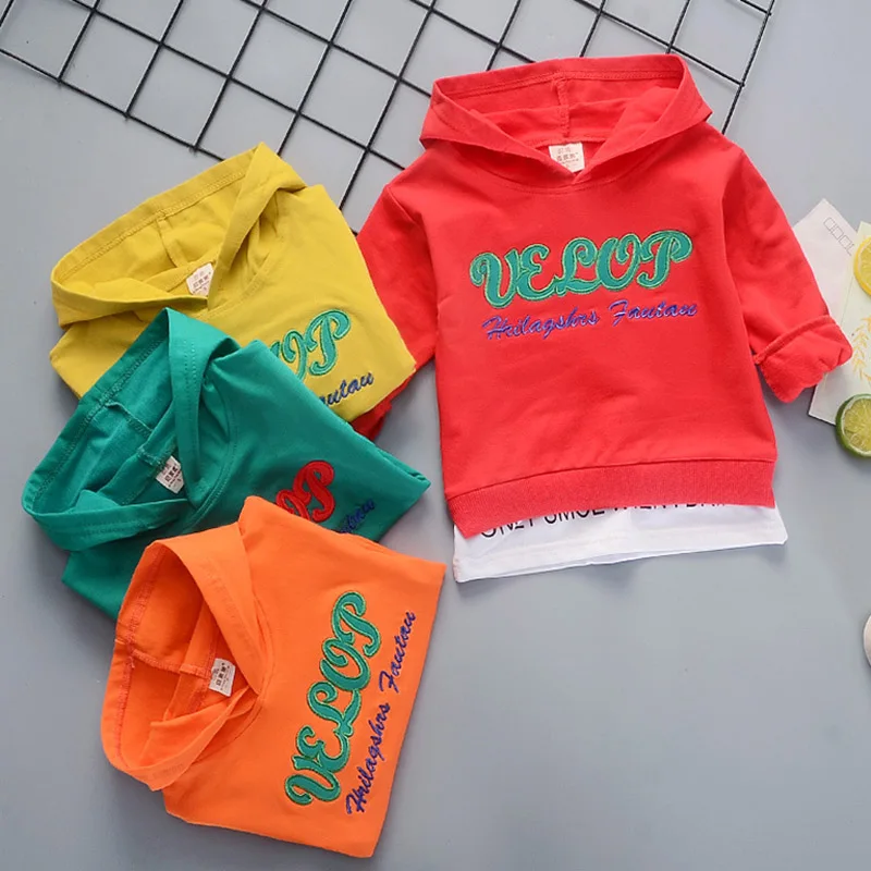 

Spring Autumn Letter Hoodie Clothing Baby Long Sleeve Sweatshirt Toddler Boys Girls Cute Warm Coat Costume 6-48M