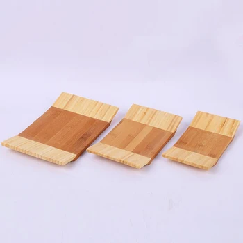 

Butt Sushi Plate Stitched Snack Plate Two-color Curved Sushi Plate Sashimi Cuisine Cutlery Dumplings Sushi Serving Tray