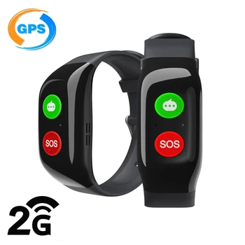 

H10 Elderly Kids SOS Call Smart Watch Anti-lost GPS Tracking Wristband Watch Support Heart Rate Monitor elderly care parent gift