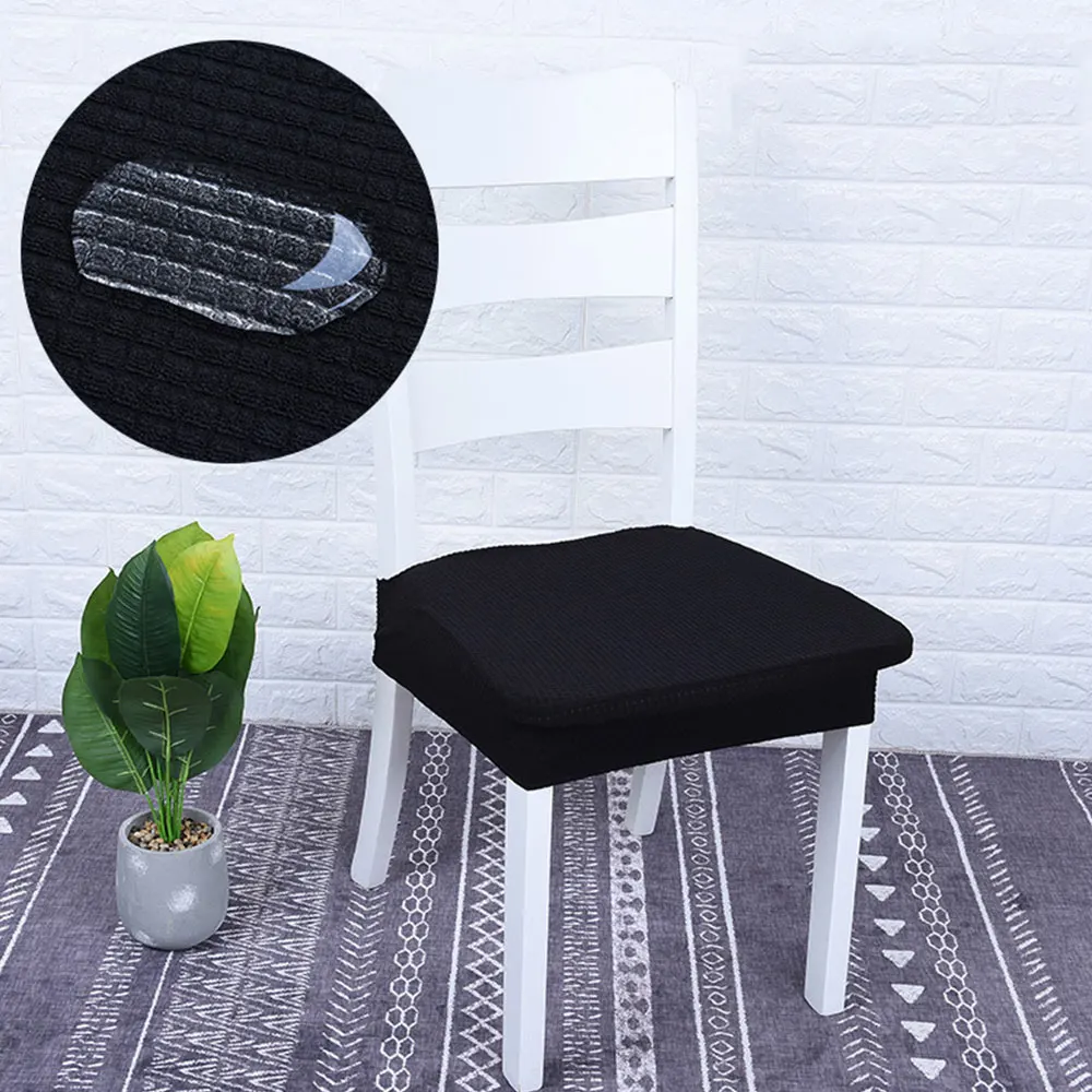 

Removable Stretch Waterproof Chair Cover Fabric Dining Room Split Stool Cover Chair Cover Stretch Split Stool Seat Cover
