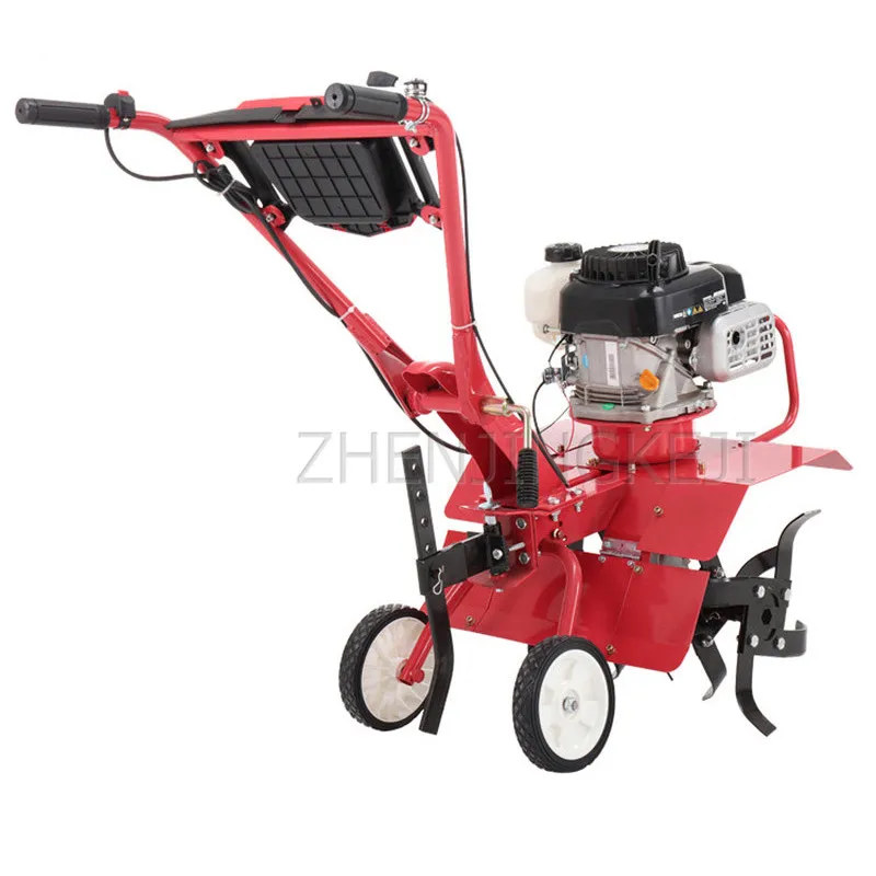 

Four-stroke Gasoline Micro Tillage Machine Small Agricultural Orchard Vegetable Field Arable Land Ditching Weeding Rotary Tiller