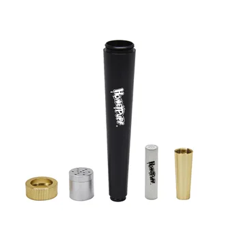 

Metal cone-shaped pipe with upgraded filter core 103mm mini multi-function filter mesh tobacco tube detachable pipe