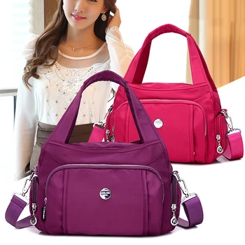 

Women Messenger Bags Women Fashion Nylon Messenger Single Shoulder Crossbody Bag Waterproof Bags