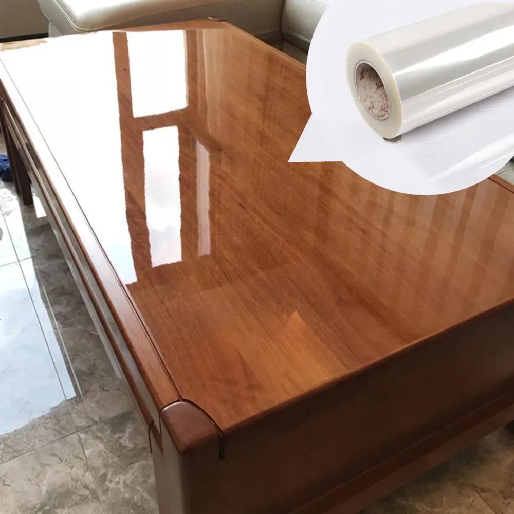 Mantel De Pvc Transparente Impermeable Para Oficina, Escritorio, Sofá, Mesa De Comedor, Mantel Rectangular En Varios Tamaños (grosor De 1,5 Mm, 105 X 200 Cm Protector De Mesa Pvc Transparente