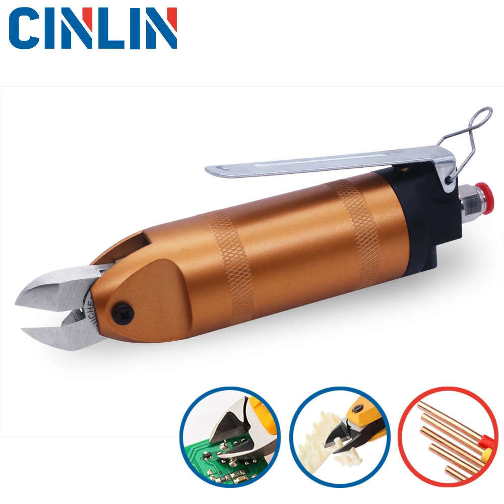 

Pneumatic Scissors D45mm 1370N Shear Cutting Tools Pliers Cutter for Metal Wire Plastic Electronic Component PVC Nipper Clamp