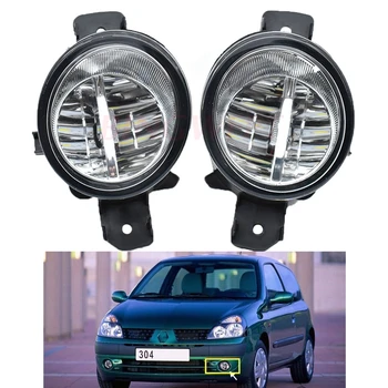 

1pair Car styling Front LED Fog Lights Halogen headlight H11 12V For Renault Clio 2 BB0/1/2_, CB0/1/2 Hatchback 1998-2004