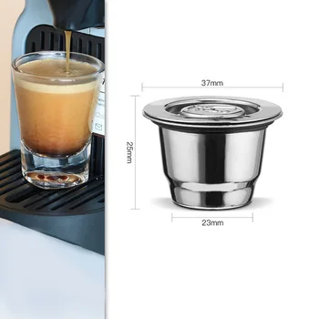 

Refillable Coffee Capsule Pod Set Spoon Brush Kitchen Tools For Nespresso U Pixie Coffeemaker Machine Accessory