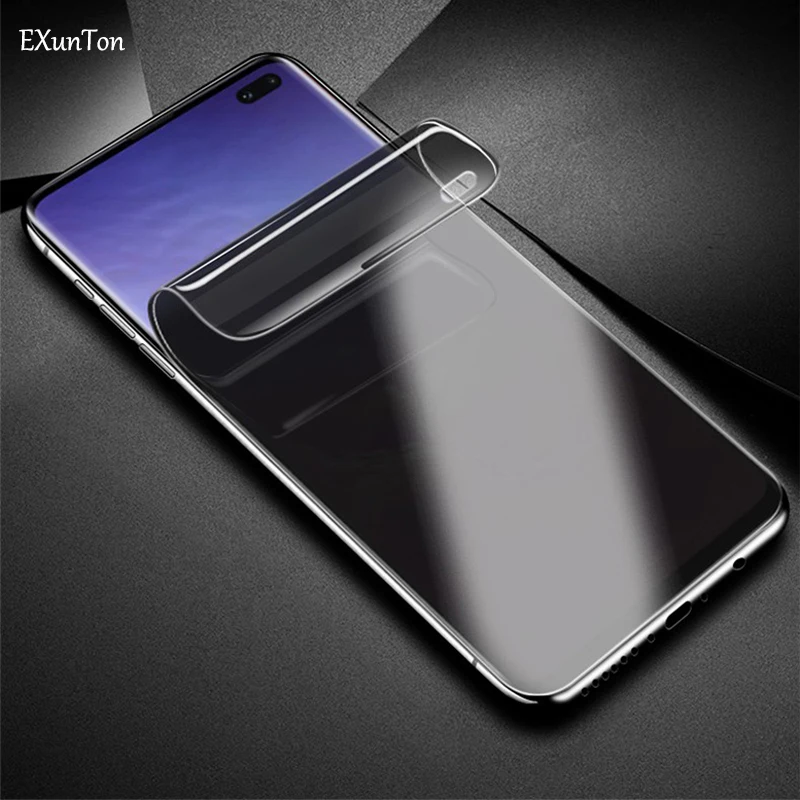 3D полное покрытие мягкая Гидрогелевая мембрана защита для экрана для samsung Galaxy S10e S10 S10 Plus анти шпионская стеклянная пленка