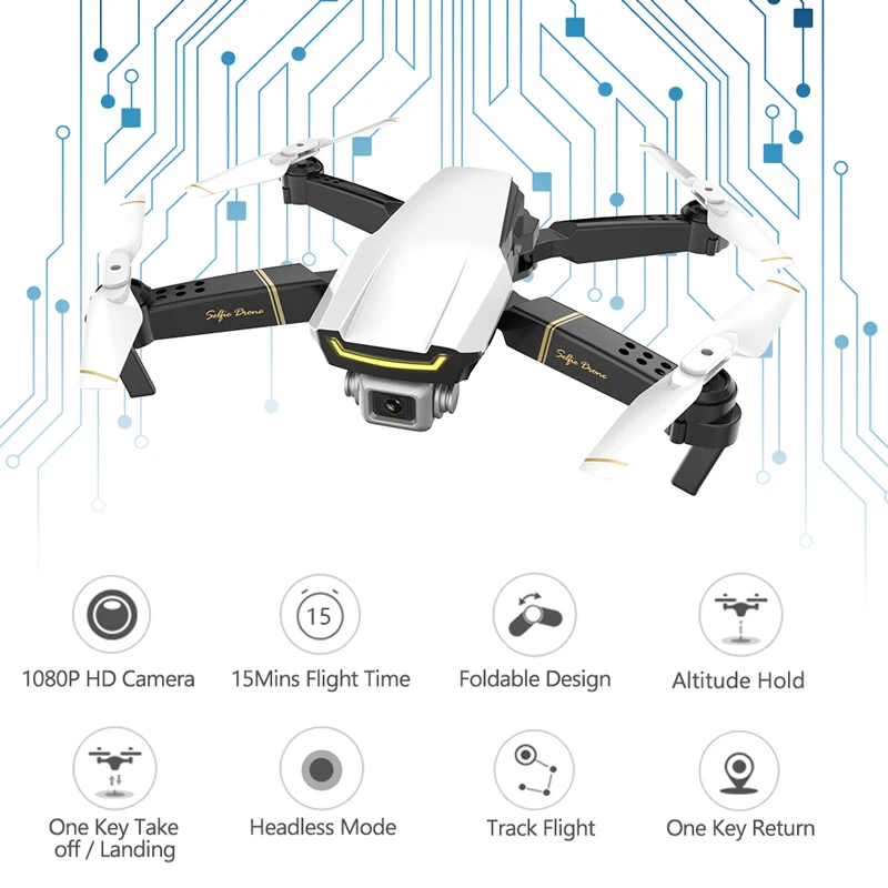 Ocday пульт дистанционного управления GW89 FPV Дрон с 1080 P, HD, Wi-Fi, Камера мини-Квадрокоптер вертолет Дрон RC игрушки против визуализации XS809HW E58 E520