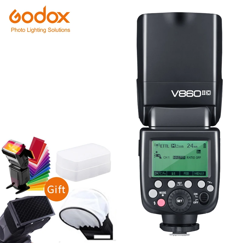 カメラ その他 Godox V860II-C V860IIC Speedlite GN60 HSS 1/8000s TTL Flash Light X1T-C  Wireless Flash Trigger Transmitter for Canon Nikon Sony