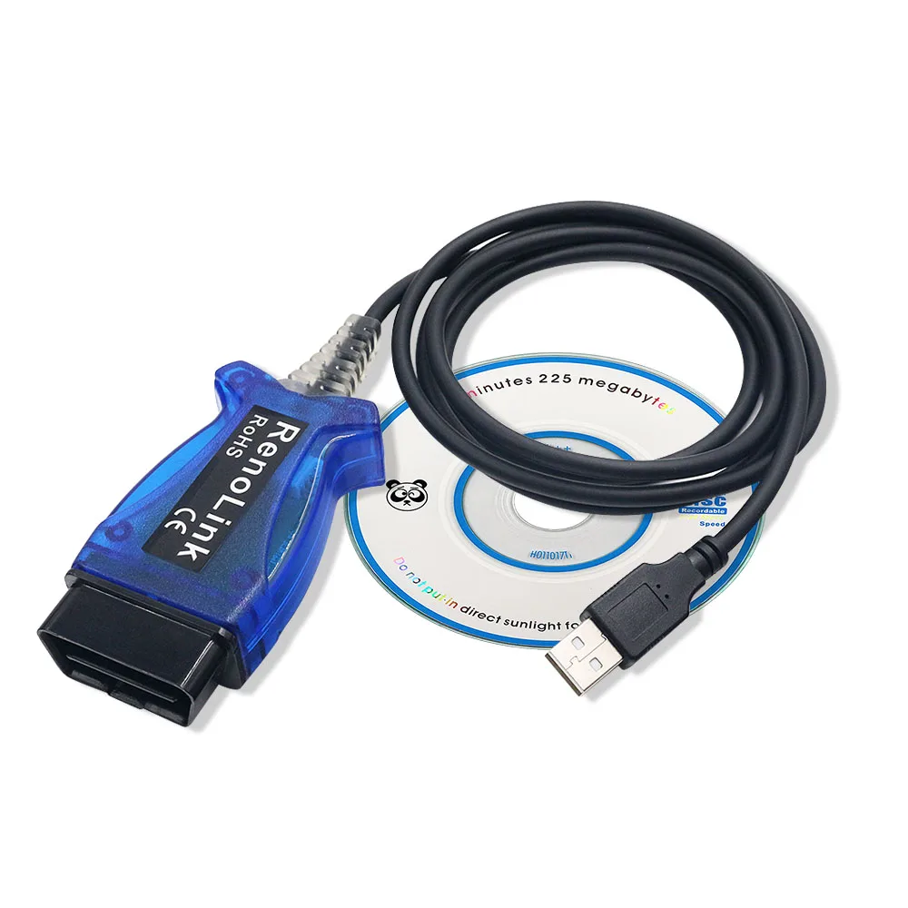  Para R-enault Renolink OBD2 ECU programador V1.52 Reno enlace USB Cable de diagnóstico para R-enaul