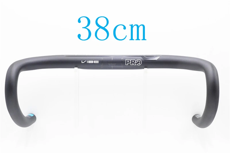 38cm Shimano PRO Vibe компактный руль из сплава для велосипеда, изогнутый руль 31,8 мм - Цвет: 38cm