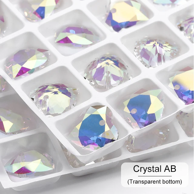 8/14.5MM Earring Making Gemstone High Quality Rhinestone For Pendant Women Jewelry Diamond Strass Charms For Neck Diy Crafts Crystal AB