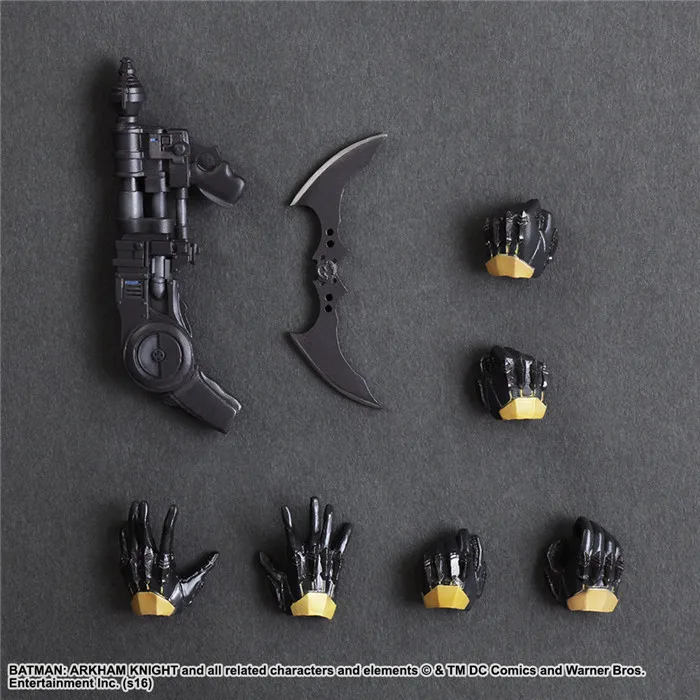

28cm Play Arts Kai Thickening Version Arkham Knight Catwoman Anime Action Toy Figures Pvc Model Collection Original Box