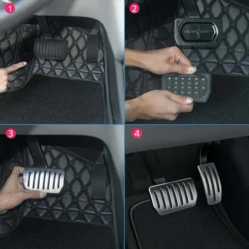 

Replacment Car Pedal Cover Protector Accessory Brake Gas For Tesla Model S X