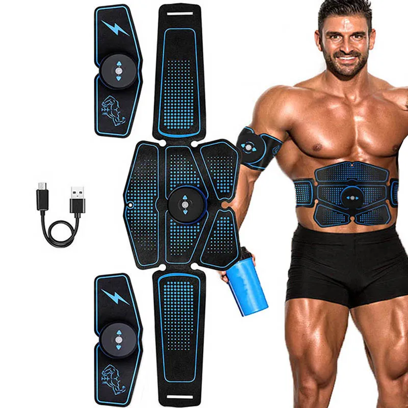 

ABS Muscle Stimulator Abdominal Muscle Trainer EMS Toner Belt Electrostimulation Bodybuilding Home Gym Workout Fitness Equiment