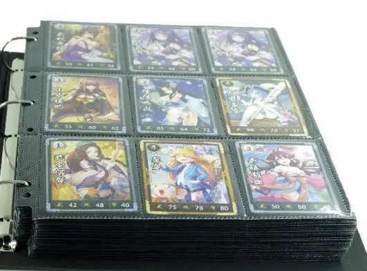 30 страниц карточки для настольных игр альбом mtg игральные карточки в виде футбольного мяча держатель Альбом связующие листы для Pokemen CCG Yugioh кожаный чехол