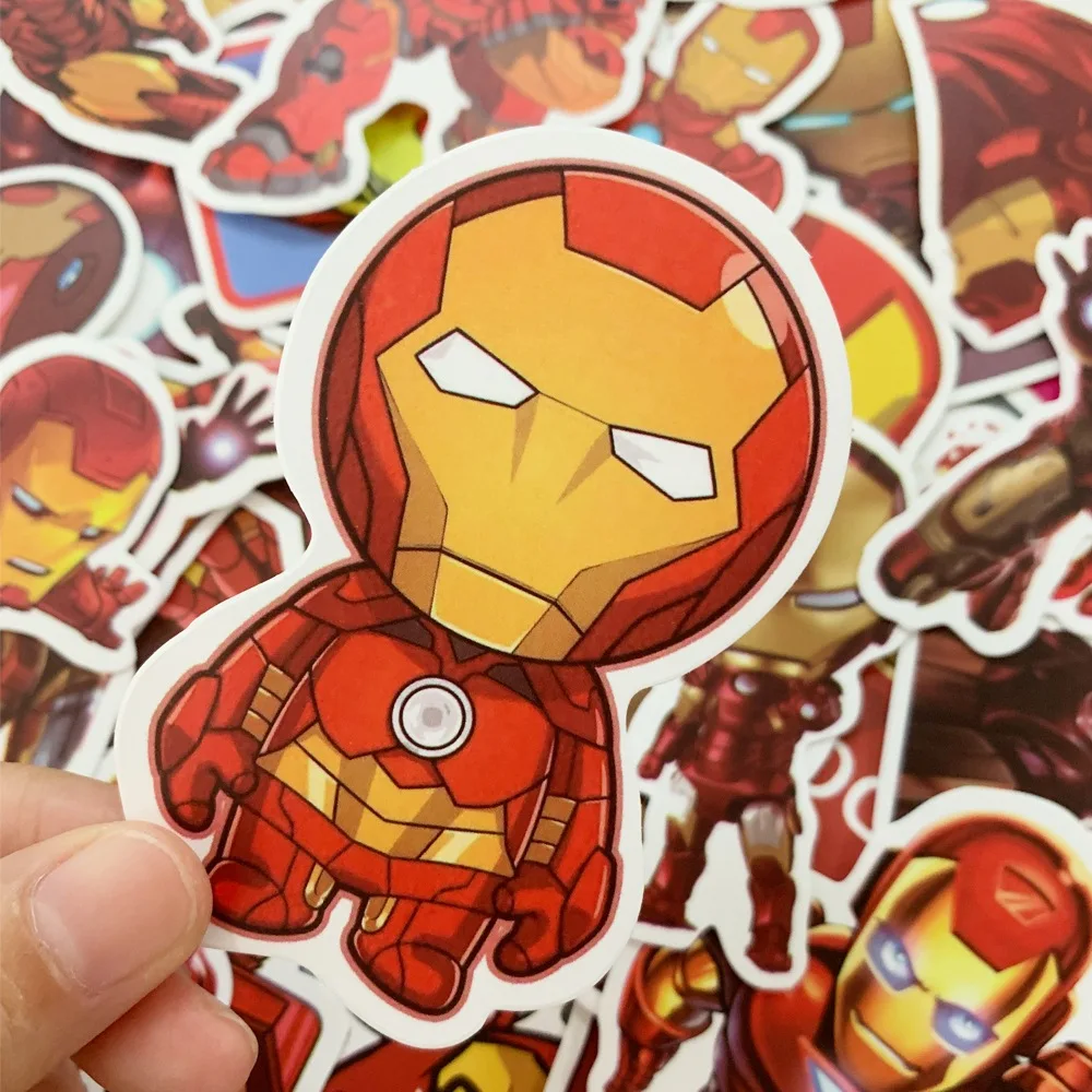 35 шт. наклейка s Marvel на заказ s Papelaria Marvel DC супергерой Железный человек персонализированные канцелярские принадлежности для Граффити стикер TZ094G