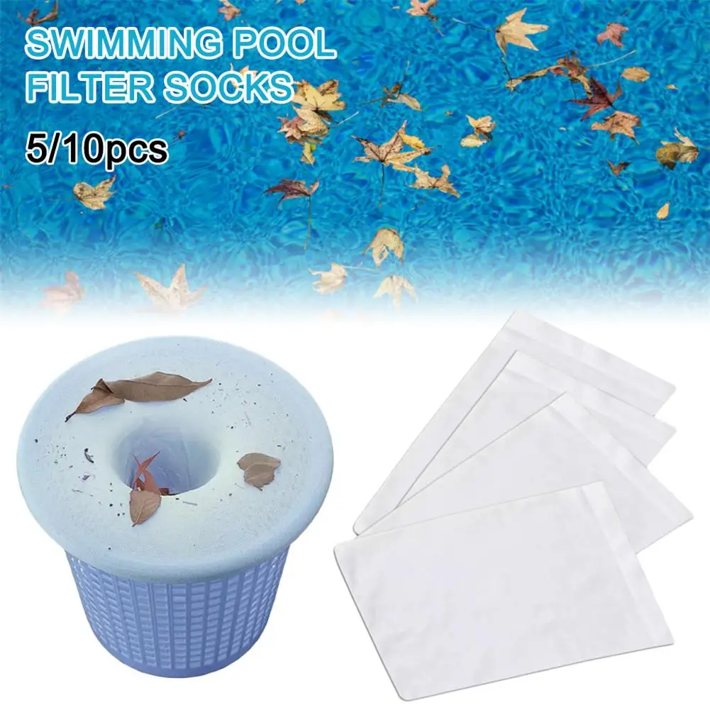 

Replacement Filter Bag Portable Elastic Pool Skimmer Socks Underwater Vacuum Cleaner for Swimming Pool Ponds Pool Tool