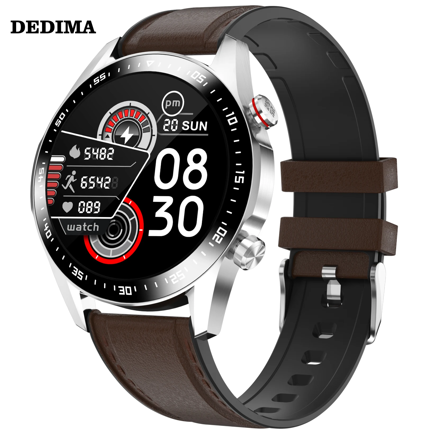 2021 simple and stylish smart watch heart rate meter pedometer blood pressure sleep monitoring Android iOS health bracelet bwsensing social distancing bracelet watch proximity trace uwb beacon distance measuring working group health management