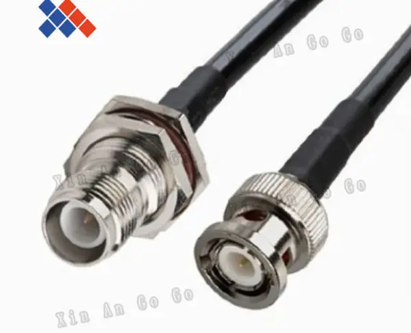 

RF connector BNC male to RP-TNC female type RG58 Pigtail Cable 50CM